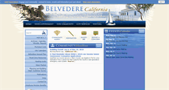 Desktop Screenshot of cityofbelvedere.org